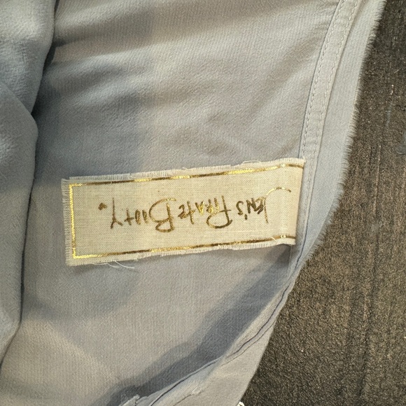 NWOT Jen’s Pirate Booty Gray Distressed Hem Low Back Tank Top M - Picture 6 of 7